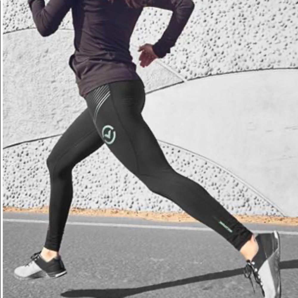 Virus black camo Bioceramic compression tights